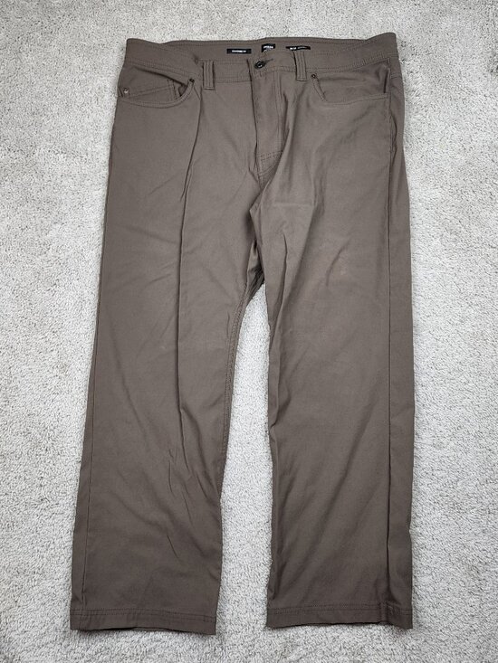 Prana Other - Prana Pants Mens 38x28 Brown Brion Standard Fit Stretch Zion 5-Pocket Hiking